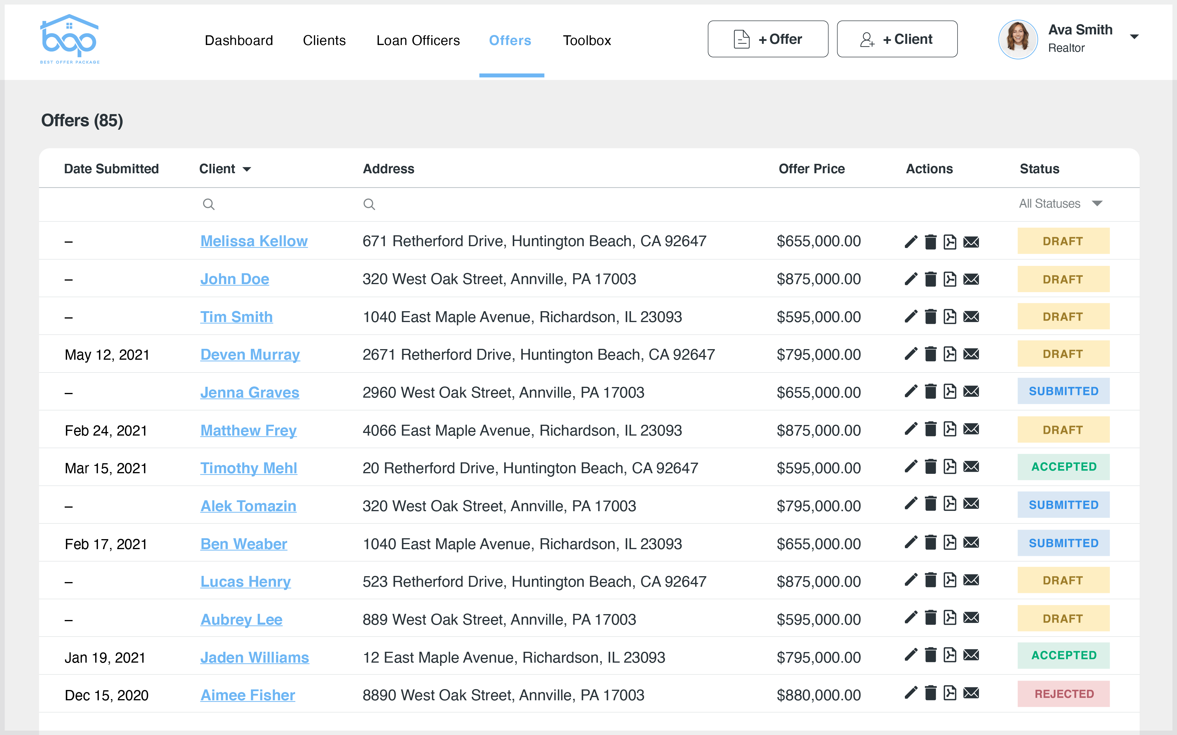 RealtorDashboard